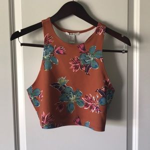 Forever 21 Floral Crop Top